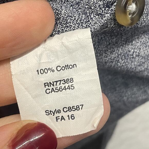 J Crew Jaspe Shirt Mens Large Gray Slim Fit Long Sleeve Button Front Pocket - Picture 6 of 11